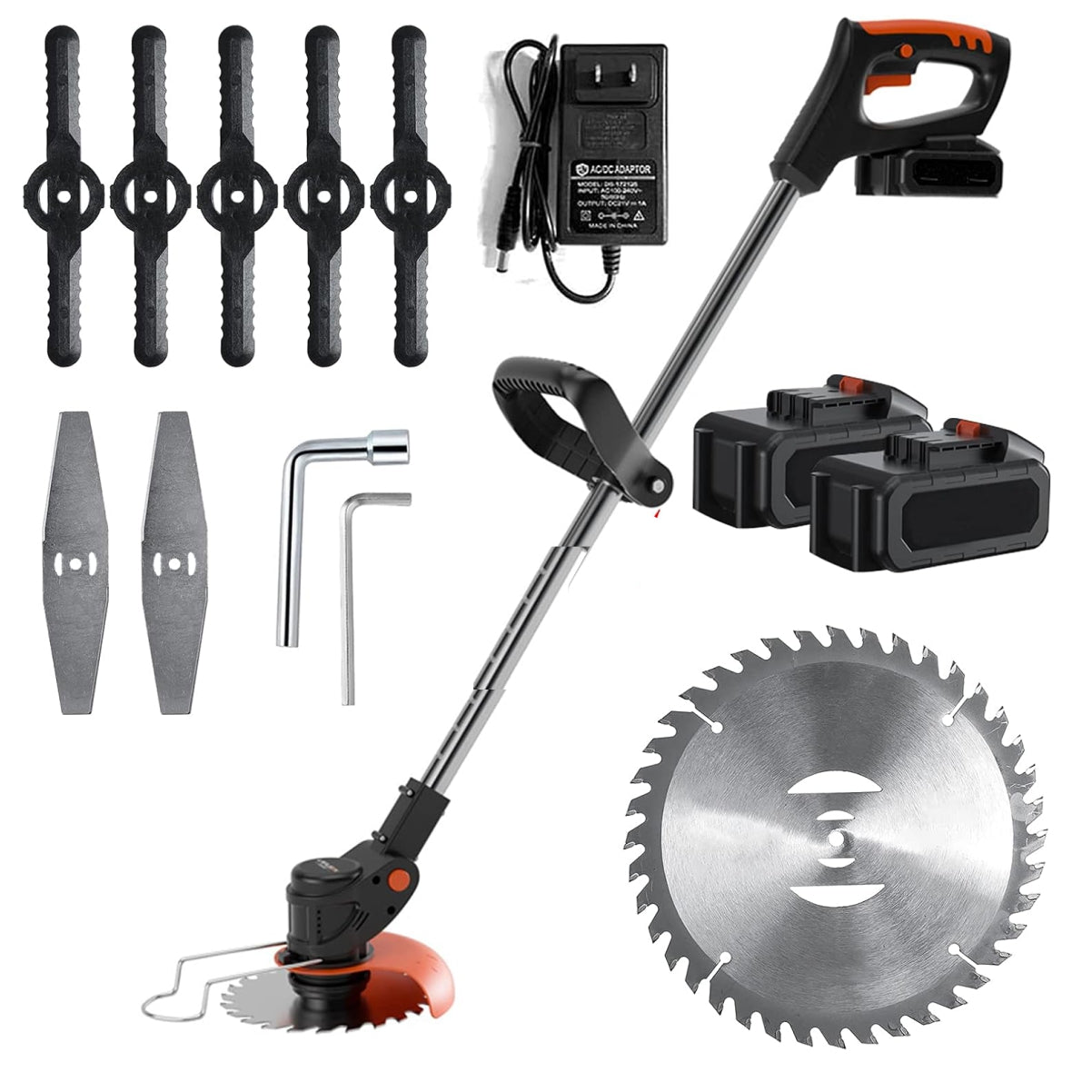 *Kit TurboBlade PRO* (Edición Jardín Impecable) - Desbrozadora Inalámbrica Recargable 3 en 1 - Corta, poda y desbroza + 2ª Batería GRATIS + Pack PRO de 7 Accesorios GRATIS (Solo HOY)