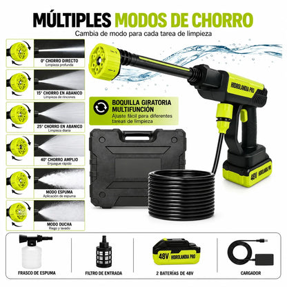 COMBO BLACK FRIDAY: Hidrolavadora + (Aspiradora Portátil + Doble Batería + Maletín)