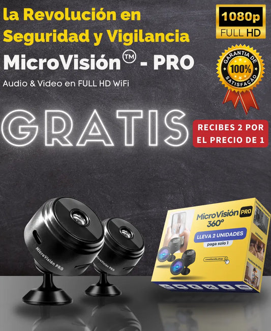 *Compra 1 y LLEVA 2* - MicroVisión Pro - (Mini Cámara + *Video Tutorial*)