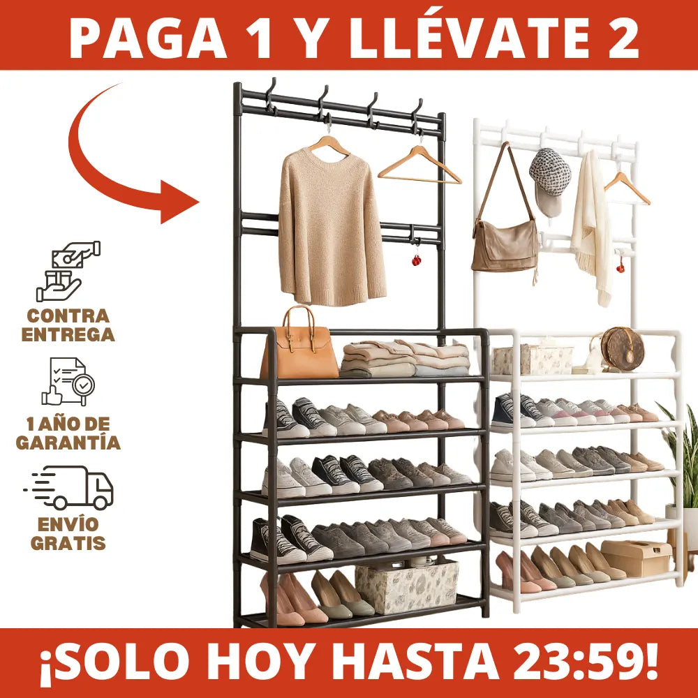 Compra 1 y LLÉVATE 2 - Organizador de 5 niveles - Zapatero y Ropero