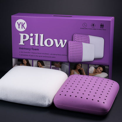 PillowZen - Almohada Ortopedica con Aromaterapia + Esencia de lavanda (regalo)