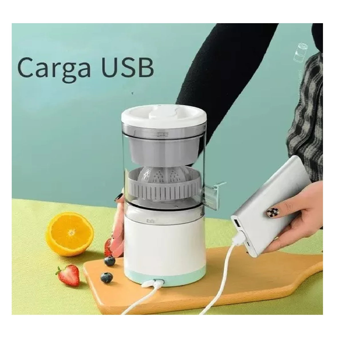 Exprimidor De Frutas Eléctrico Multifuncional