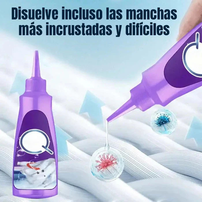Disuelve incluso las manchas más difíciles
