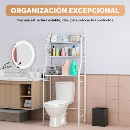 Estantería Organizadora de Baño - MultiRack 3 en 1